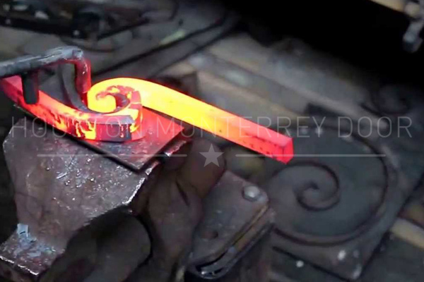 Hand Forged Iron Doors Process 06