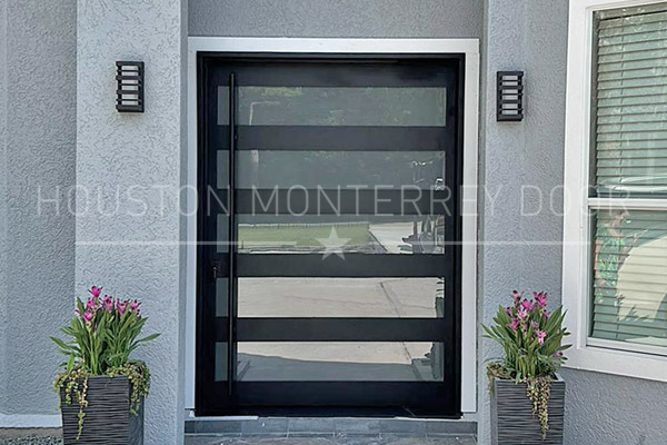 Modern Pivot Steel Doors