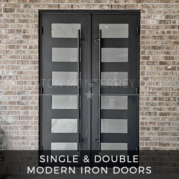 Single and Double French Iron Doors Gallery