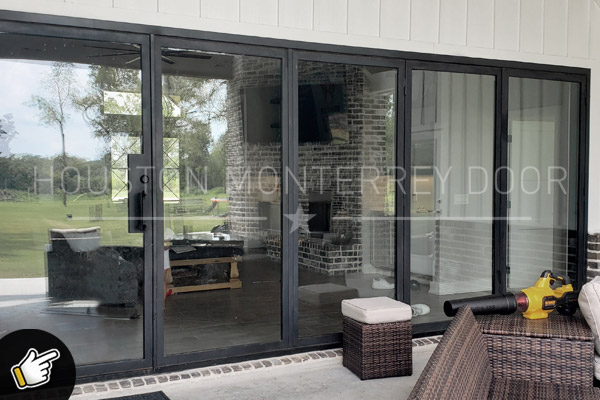 Modern Iron Bi-Fold Doors