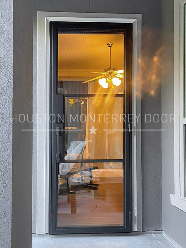 Double French Iron Door - Square Top