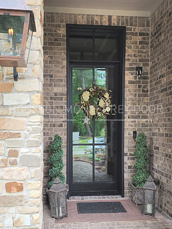 Double French Iron Door - Square Top