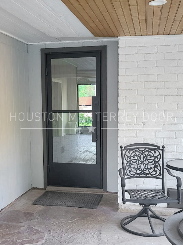 Double Modern Iron Door - Square Top