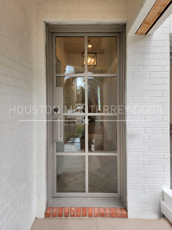 Double French Iron Door - Square Top