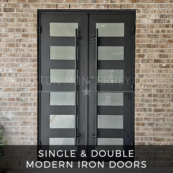 Single and Double French Iron doors Gallery