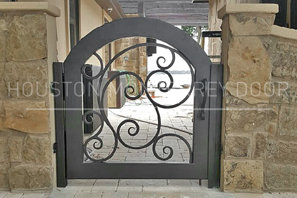 Double Wrought Iron Door Remodeling