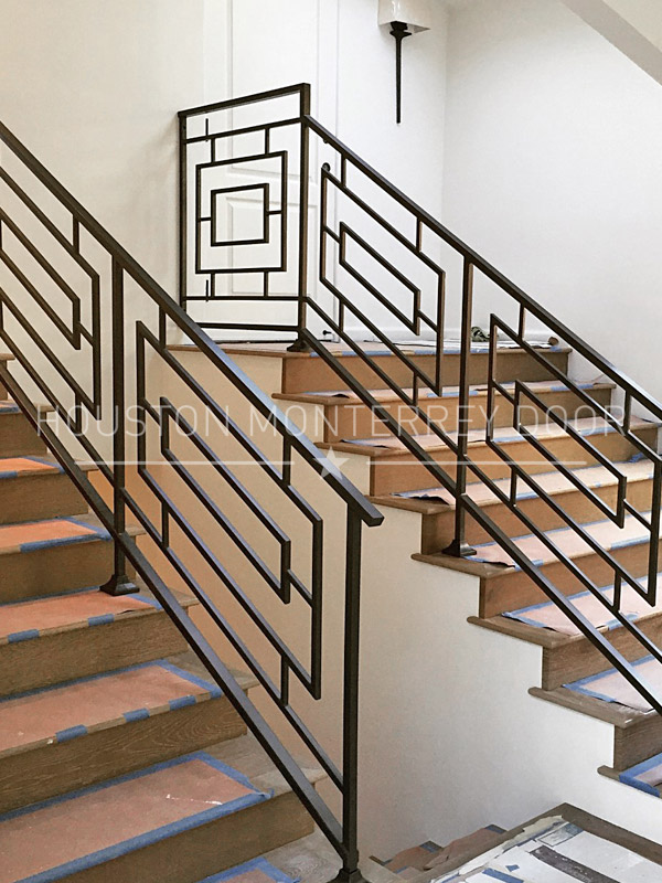 Modern Iron Railings Houston