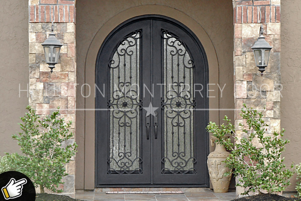 Wrought Iron Doors Installed